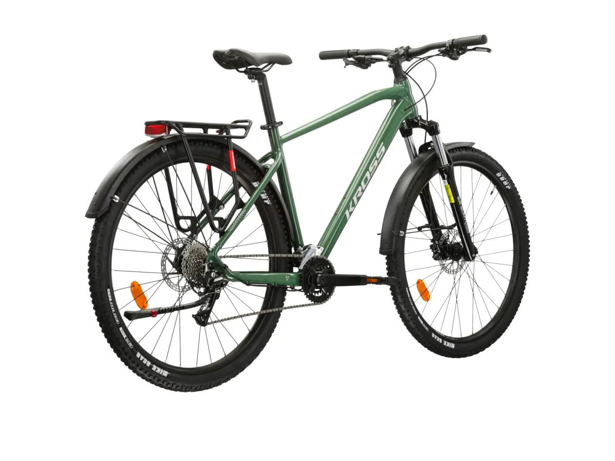 Rower górski MTB KROSS Hexagon 4.0 EQ rozmiar M Zielony 27,5" thumbnail 2