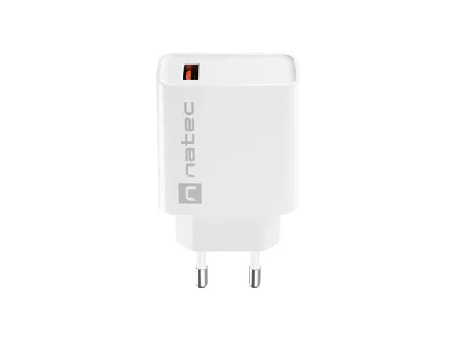 NATEC ŁADOWARKA SIECIOWA RIBERA USB-A 18W BIAŁA thumbnail 3