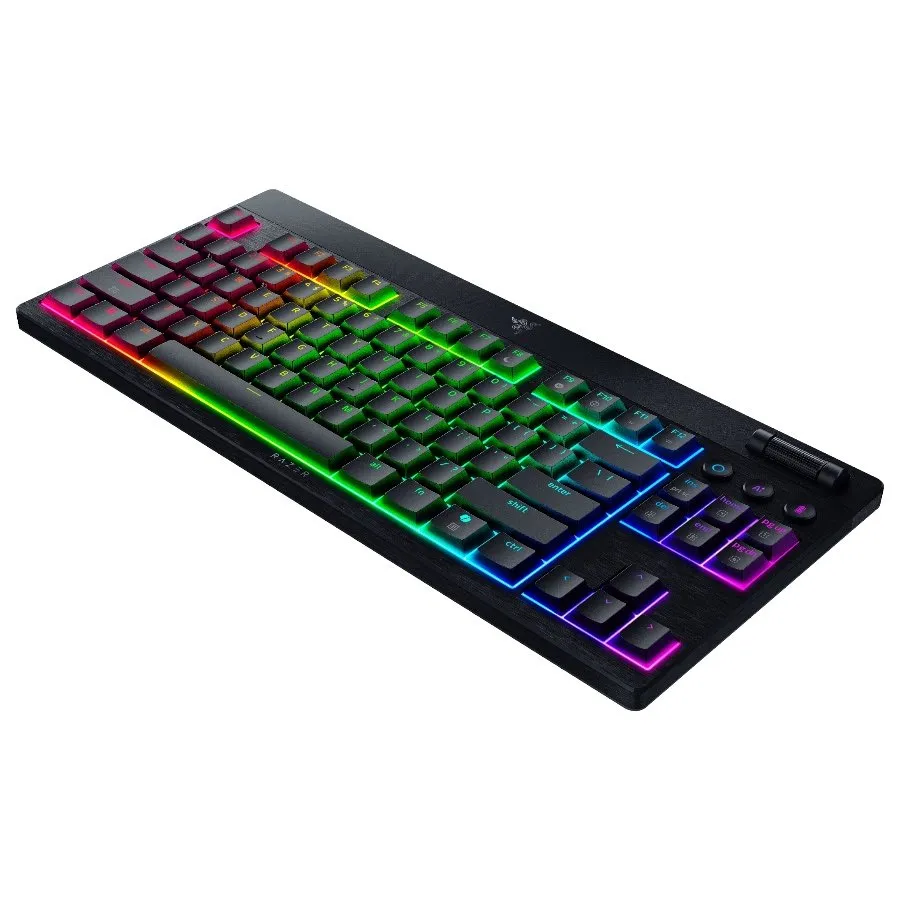 Razer BlackWidow V4 Low-profile Tenkeyless HyperSpeed (Orange Switch) - US Layout - Gaming Keyboard thumbnail 2
