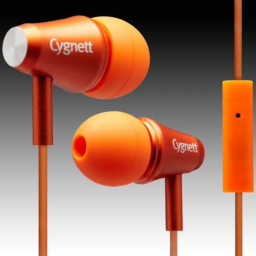CYGNETT Słuchawki Fusion II, Pomarańczowe thumbnail 3