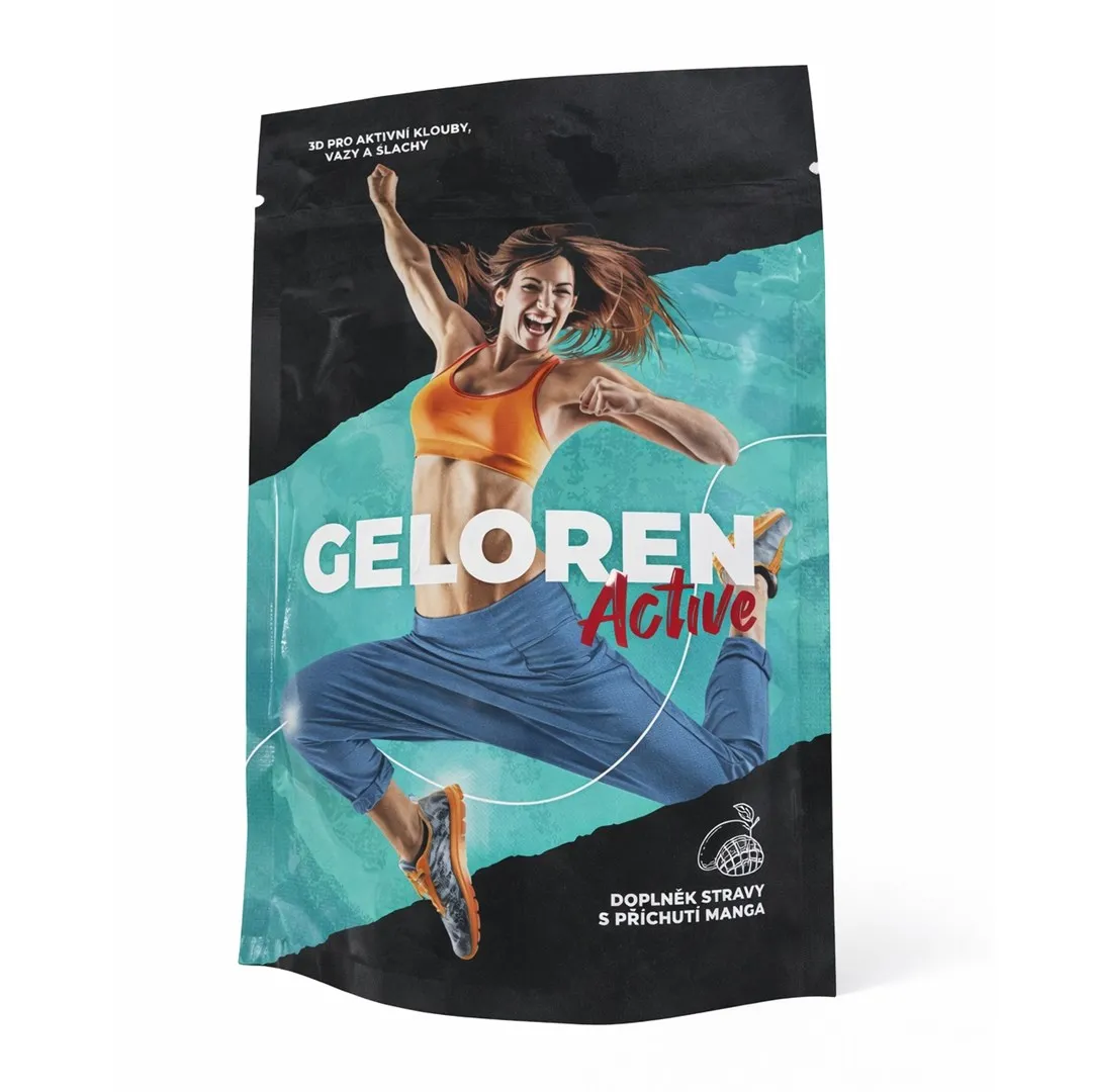 KOLAGEN na STAWY KOŚCI GELOREN Active Orange 102szt (90+12 GRATIS) 470g thumbnail 3