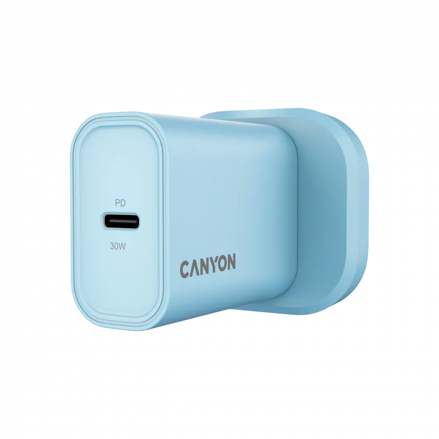 CANYON charger OnCharge 30CL Max Power 30W 1xPD UK Light Blue thumbnail 2