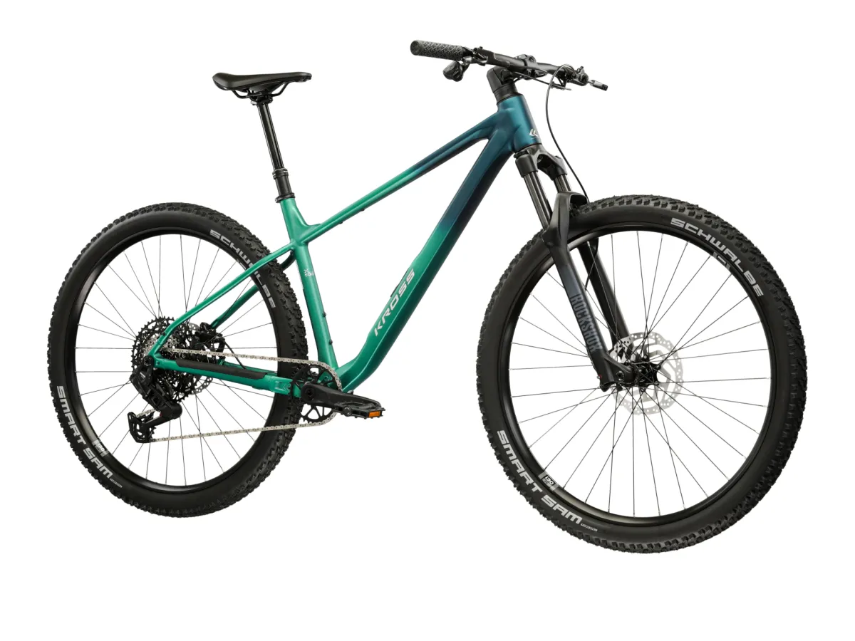 Rower górski MTB XC KROSS Level X500 rozmiar S Morski thumbnail 2