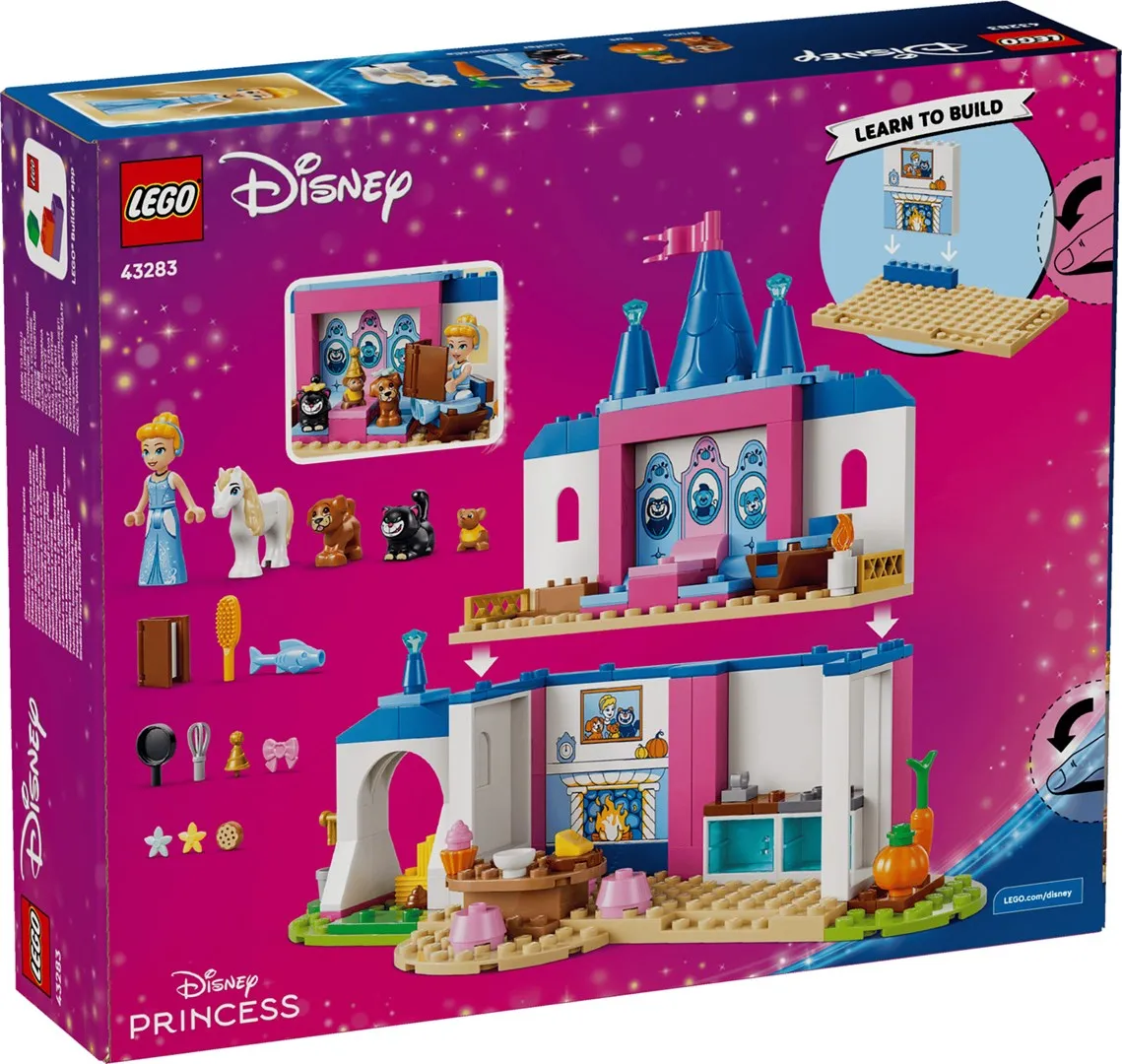 LEGO Disney 43283 - Zamek Kopciuszka i jej zwierzęcych przyjaciół thumbnail 2