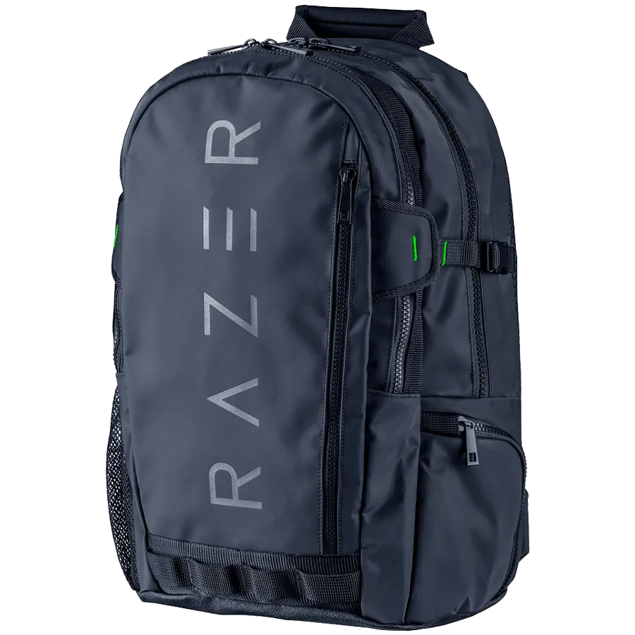 Razer Rogue 15 Backpack V3, Black, Tear- and water-resistant exterior, TPU padded scratch proof interior, Dedicated laptop compartment, Fits most laptops up to 15", 460 mm x 320 mm x 170 mm, 100% Polyester thumbnail 2