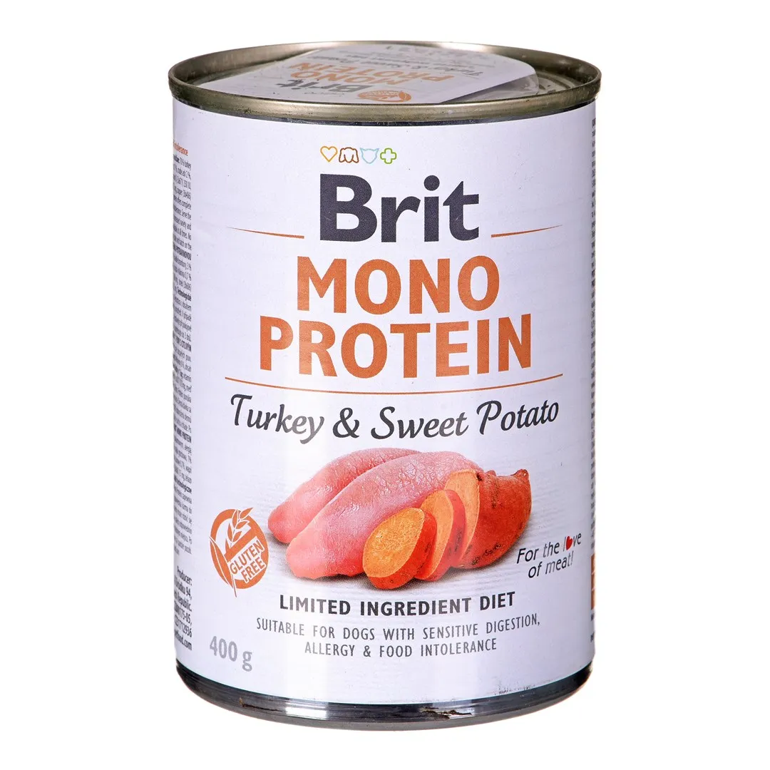 BRIT MONO PROTEIN indyk z batatem 24x400g thumbnail 2