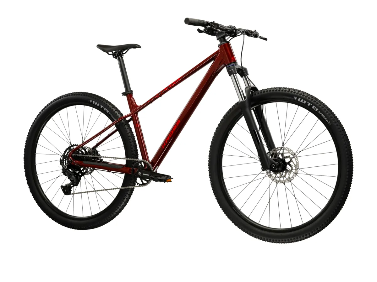 Rower górski MTB XC KROSS Level X200 rozmiar L Bordowy thumbnail 2