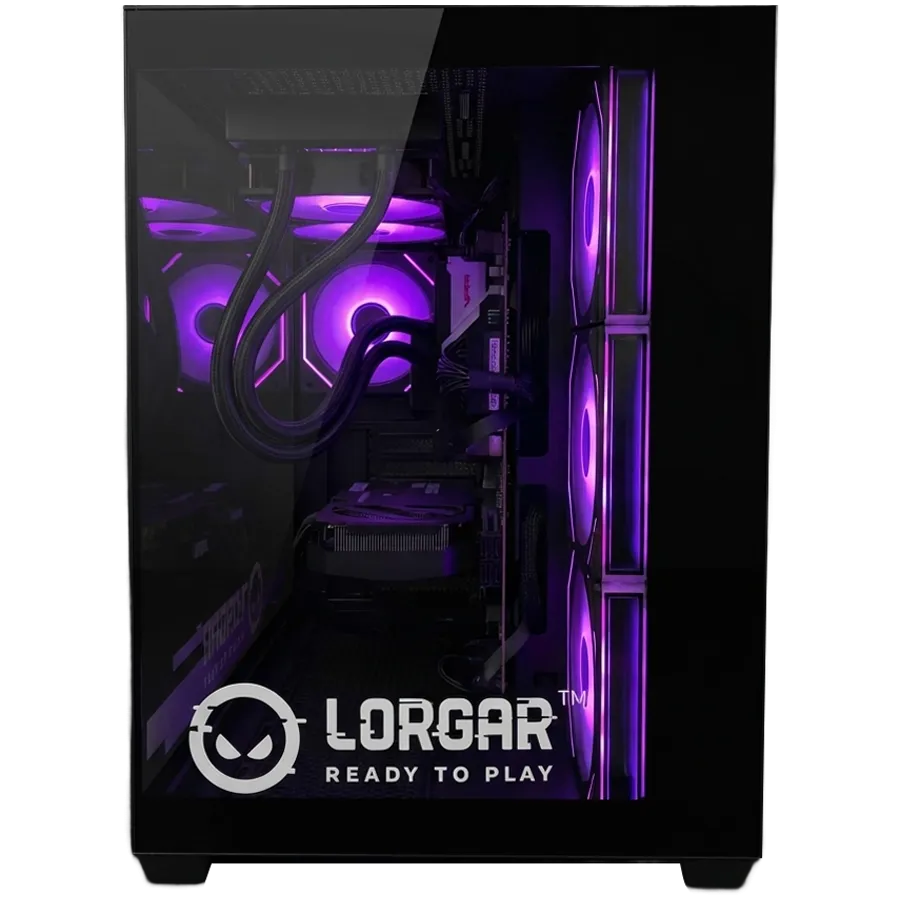 LORGAR Komputer Gamingowy Advanced A201, Czarny thumbnail 3