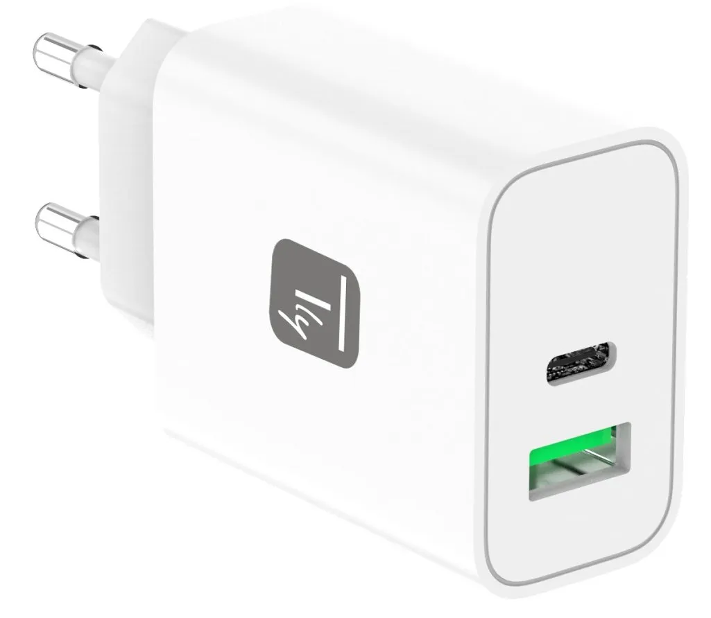 TECHLY ŁADOWARKA SIECIOWA GAN USB-C 30W PD I USB-A thumbnail 2