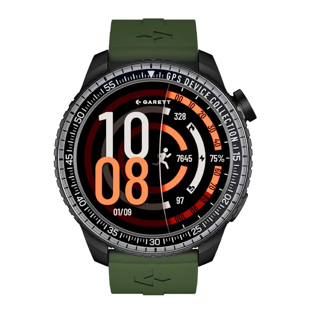 Smartwatch Garett Compass GPS czarny thumbnail 3