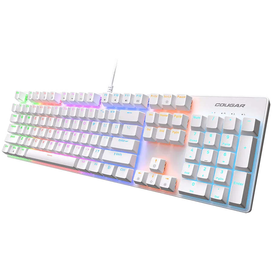 COUGAR Klawiatura Gamingowa Ultimus EX, RGB, USB, Biała thumbnail 3