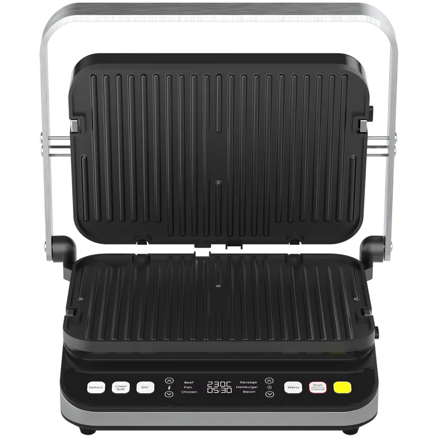 AENO EG5 Grill elektryczny 2000W 6 programów Rozmrażanie 320x220 Czarny thumbnail 2