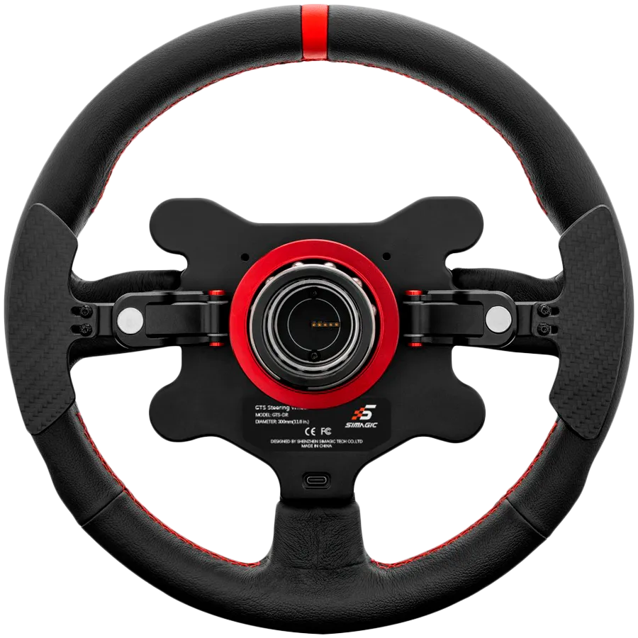 SIMAGIC Kierownica GTS do symulacji GT, wykończenie zamszowe thumbnail 2