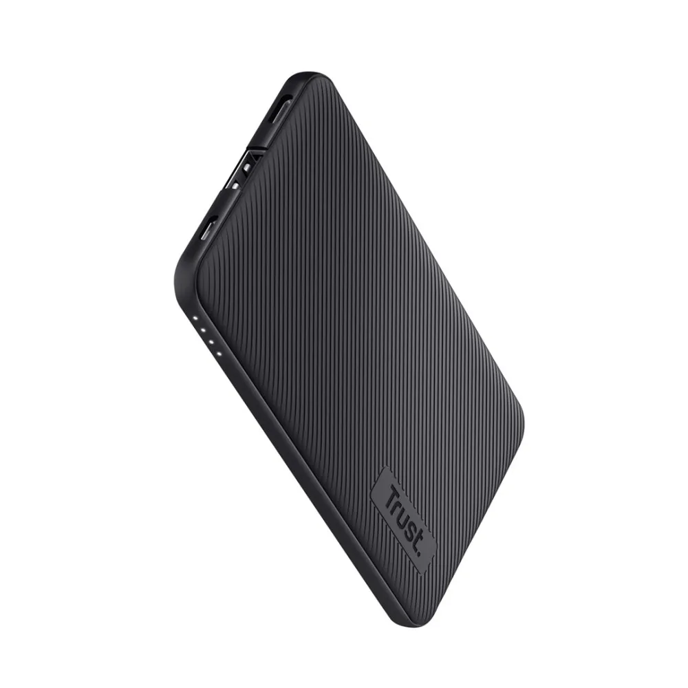 Powerbank TRUST Primo Ultra Thin Eco 5000mAh Black thumbnail 2
