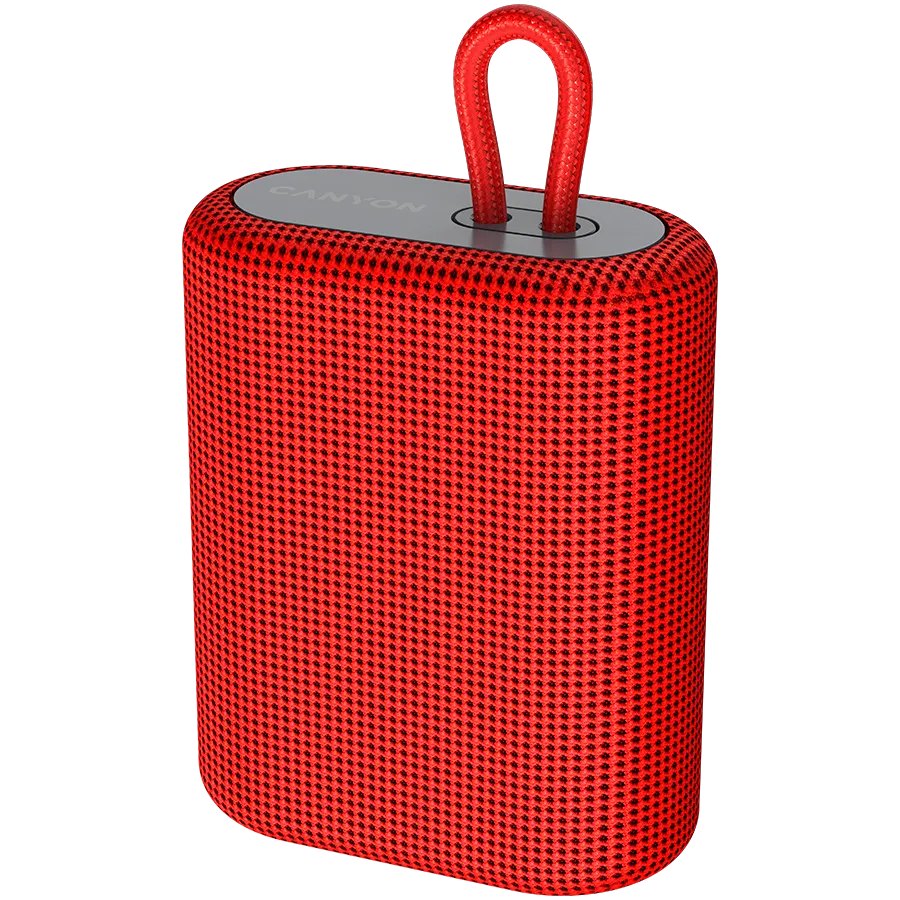 CANYON Głośnik Bluetooth BSP-4 5W Radio FM Czerwony thumbnail 2