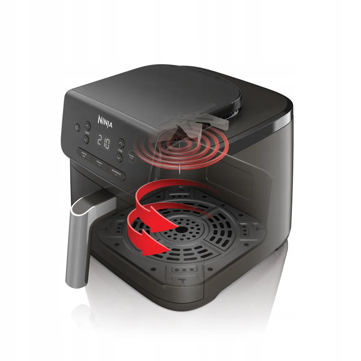 Air Fryer Frytkownica beztłuszczowa Ninja AF110EU, 1750 W, 4,7 l, czarny thumbnail 3