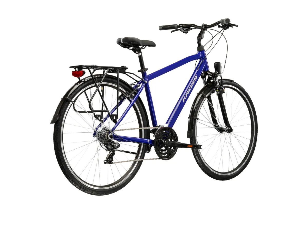 Rower trekkingowy KROSS Trans 1.0 rozmiar M Granatowy thumbnail 3