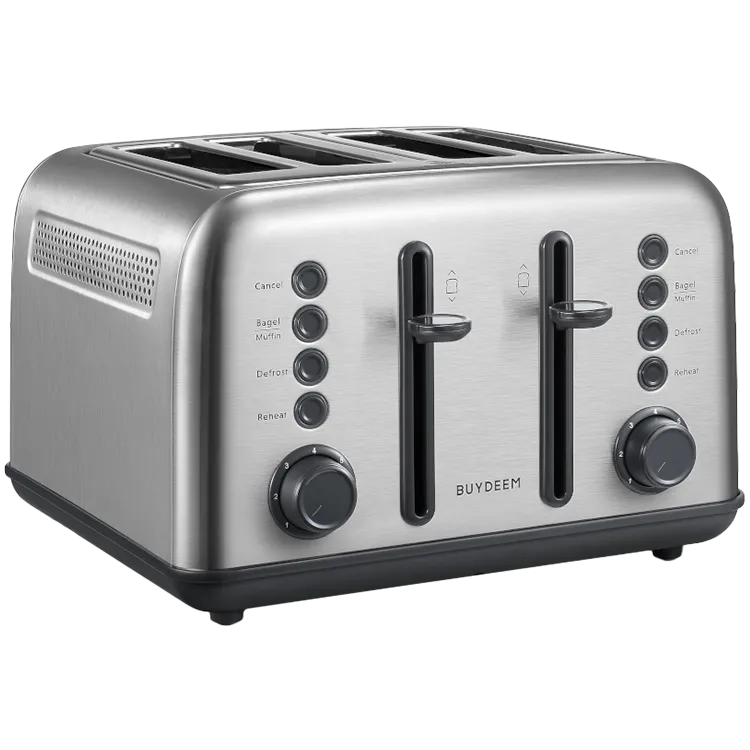 BUYDEEM Toster na 4 kromki, DT640E, Stainless Stell, EU thumbnail 2