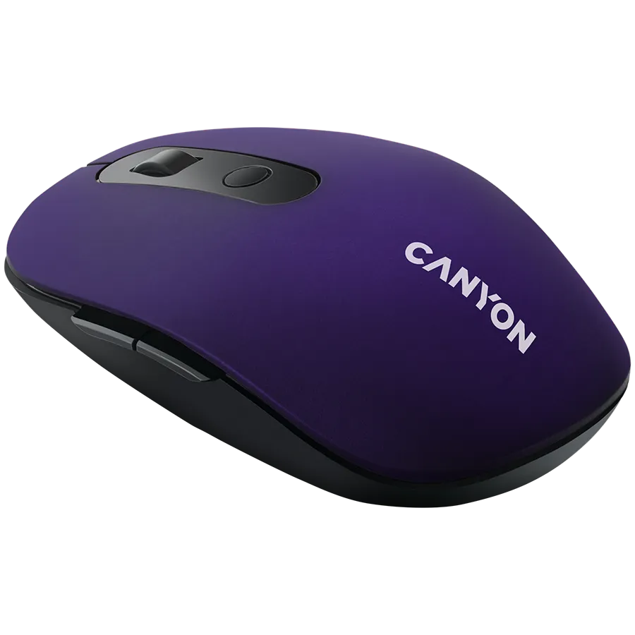 CANYON Mysz bezprzewodowa MW-9 Dwa Tryby Fioletowa thumbnail 2