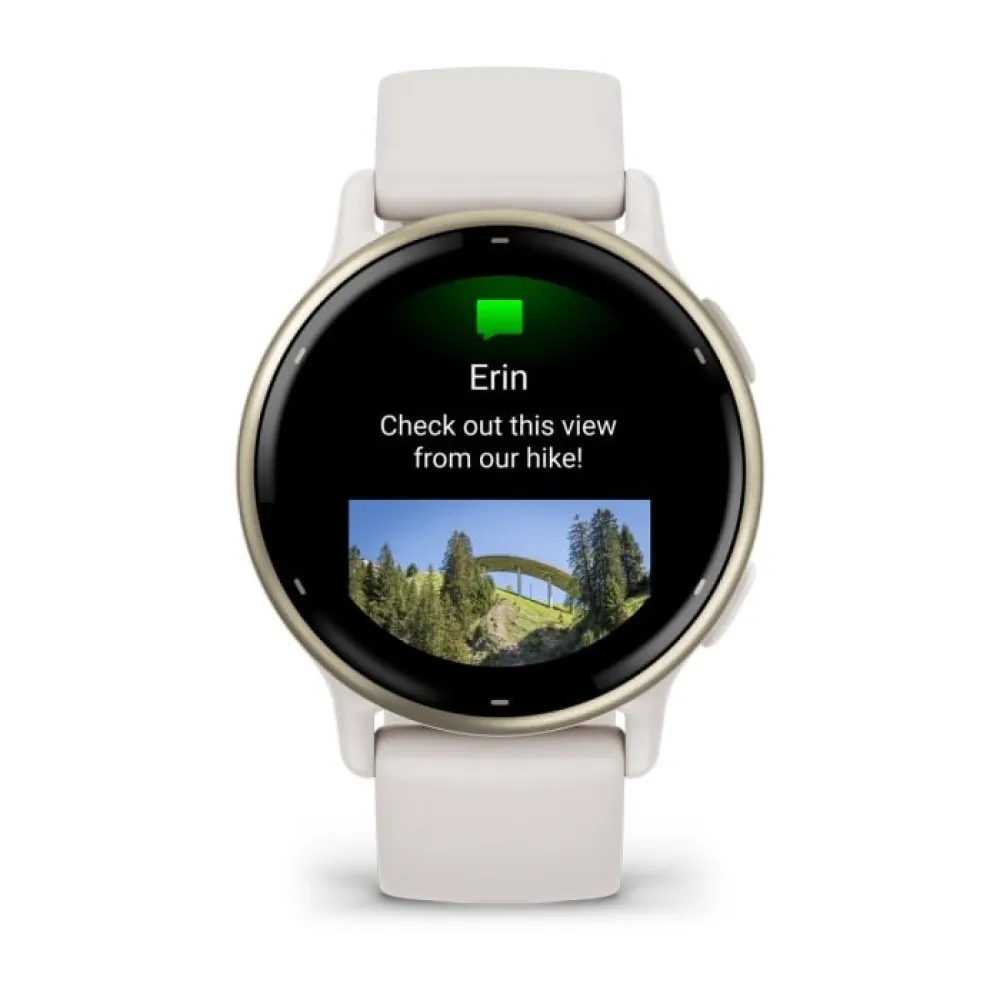 Zegarek Garmin Vivoactive 5 42mm Kremowo-złoty thumbnail 2