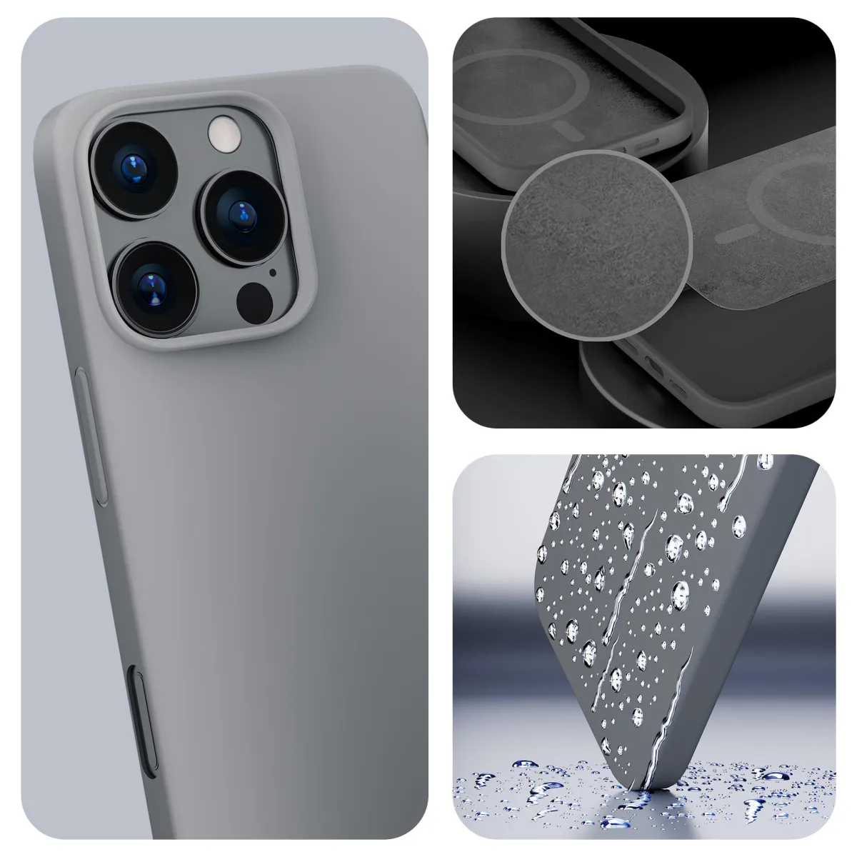 Apple iPhone 16 Pro Max - 3mk Hardy Mellow MagCase Natural Titanium thumbnail 2