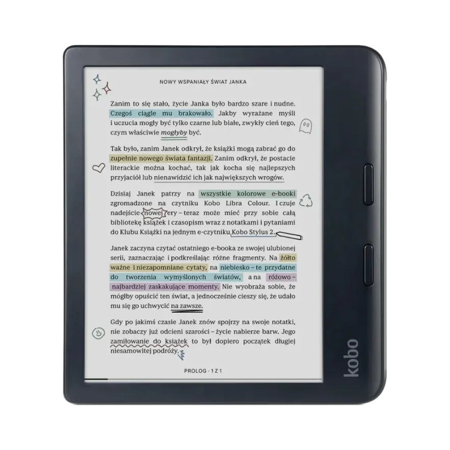 Czytnik Ebook Kobo Libra Colour 7" 32GB Kolorowy Ekran E-Ink Kaleido 3 WiFi thumbnail 2