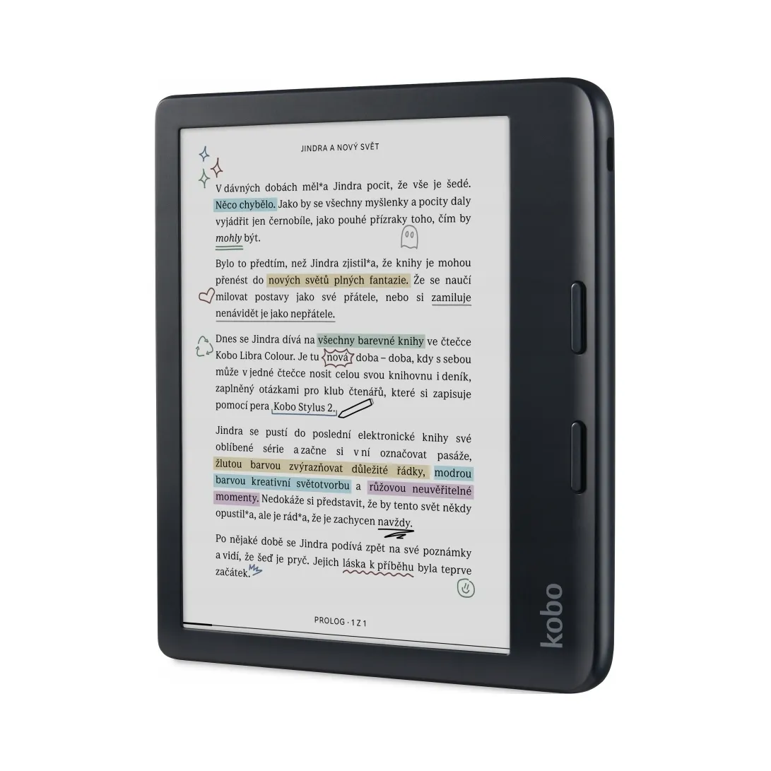 Czytnik Ebook Kobo Libra Colour 7" 32GB Kolorowy Ekran E-Ink + rysik thumbnail 3