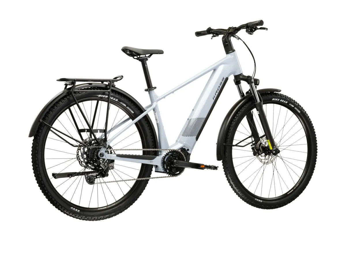 Rower elektryczny KROSS Influx Suv Hyb 1.0 820 rozmiar M Szary Grafit thumbnail 3