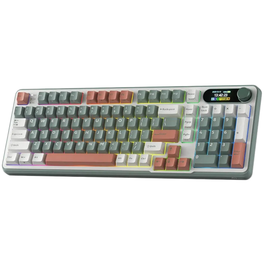 ROYAL KLUDGE RK-S98 Camping Green Gaming Keyboard Chartreuse switch thumbnail 2