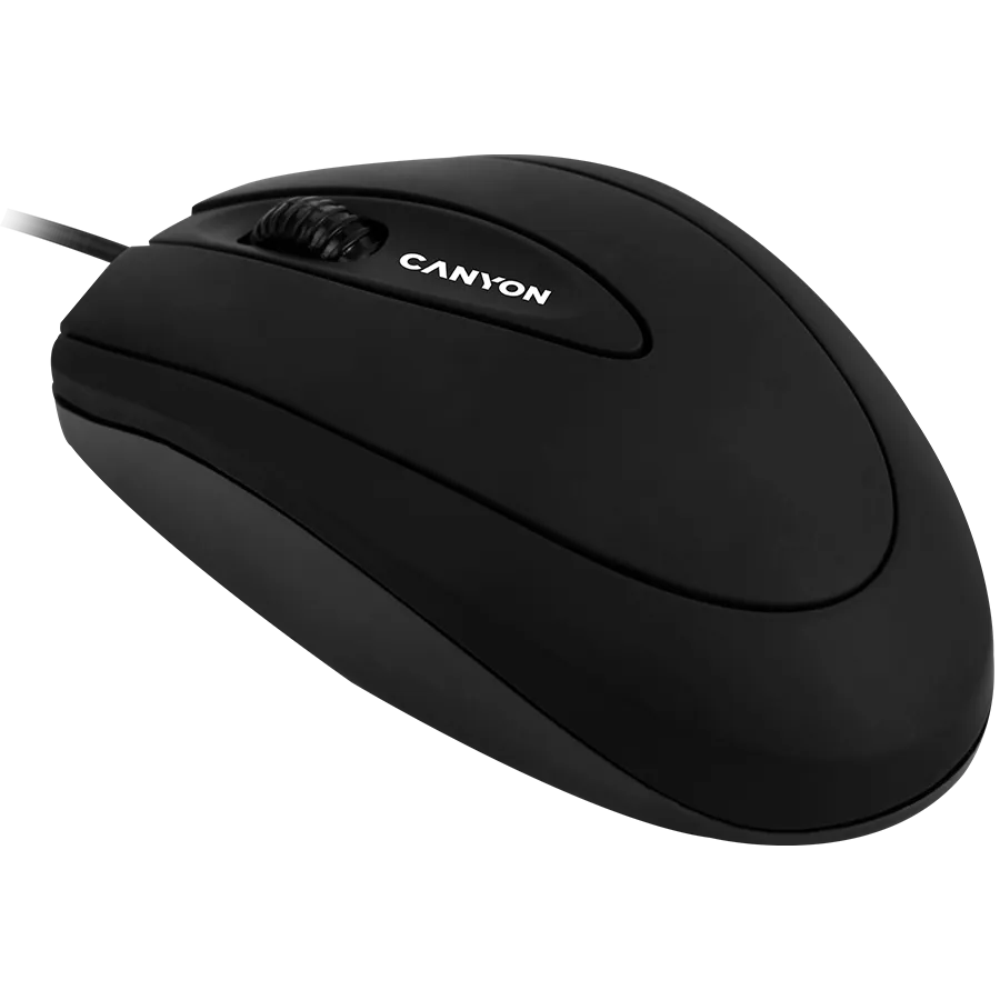 CANYON Mysz przewodowa CM-1 Czarna thumbnail 2
