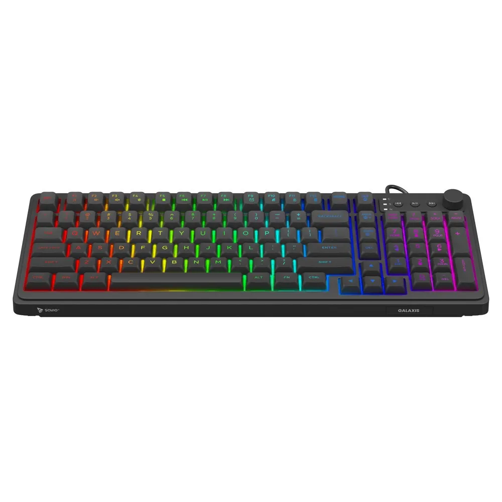 SAVIO KLAWIATURA MEMBRANOWA RGB GALAXIS thumbnail 2