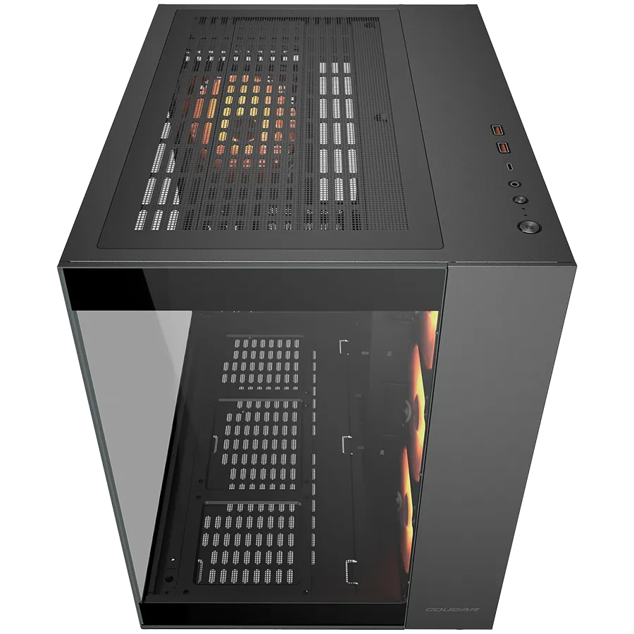 COUGAR Obudowa FV150 RGB, Midi Tower, Czarna thumbnail 2