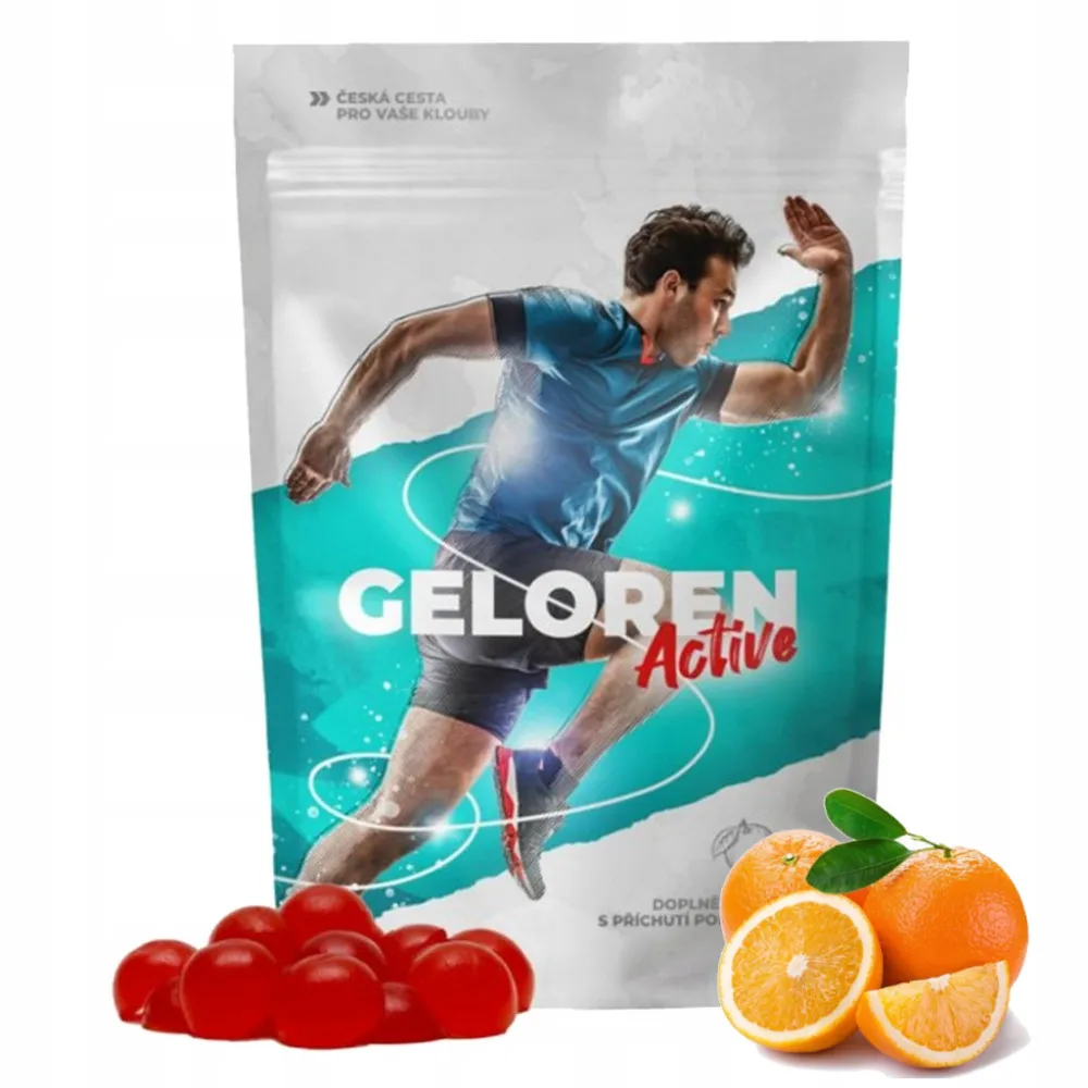 KOLAGEN na STAWY KOŚCI GELOREN Active Orange 102szt (90+12 GRATIS) 470g thumbnail 2