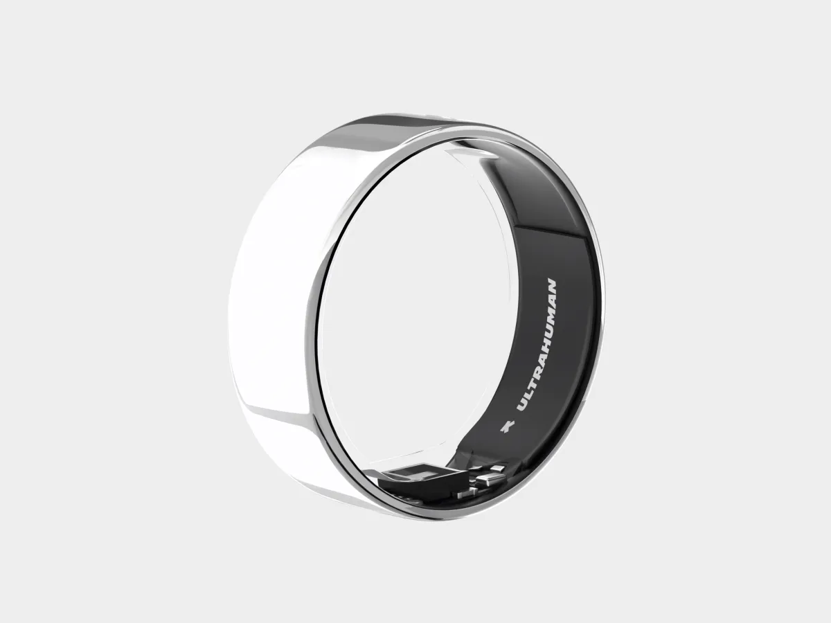 Smart ring Ultrahuman Ring Air srebrny inteligentny pierścień rozmiar 9 thumbnail 3