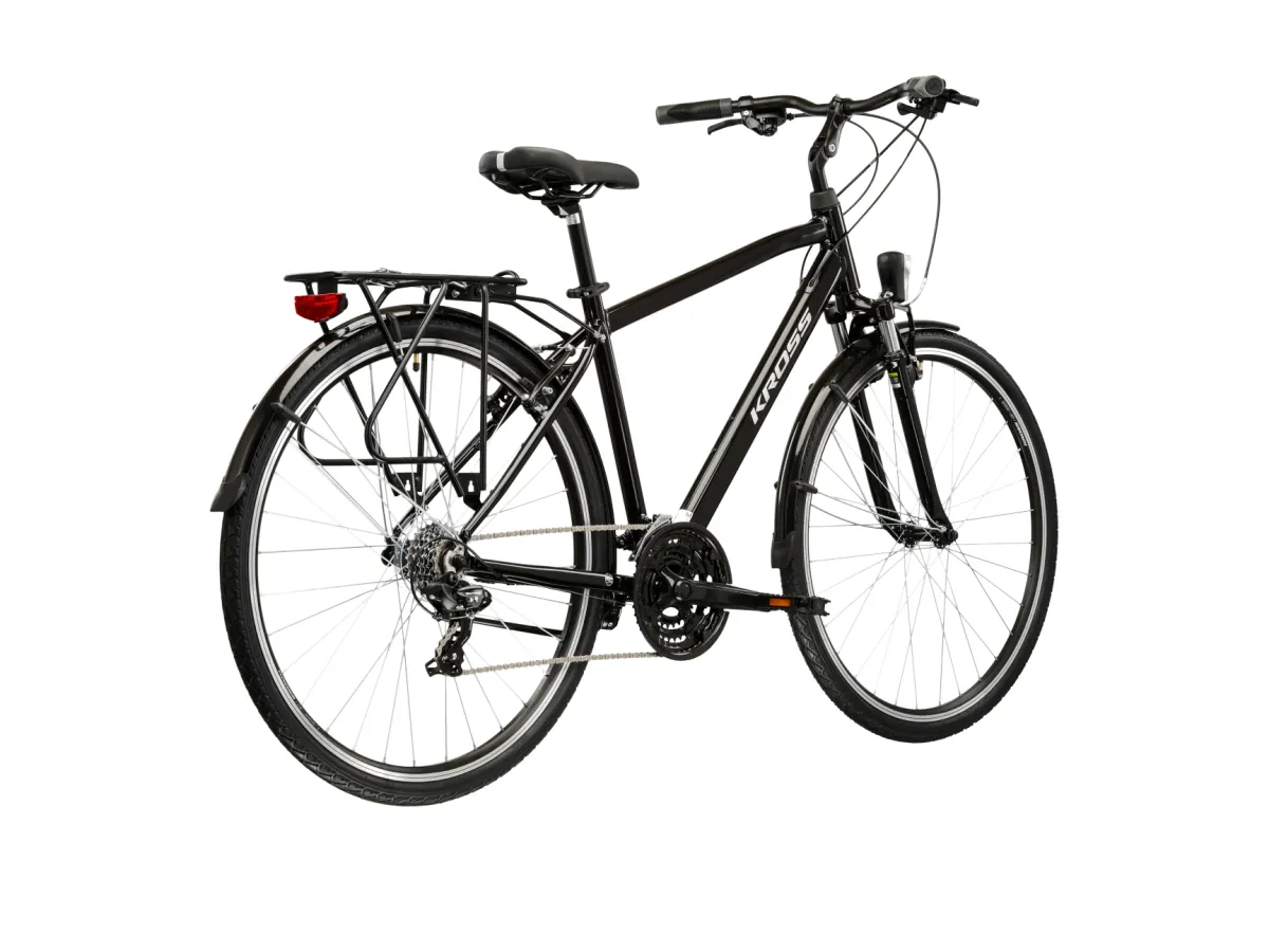 Rower trekkingowy  KROSS Trans 1.0 rozmiar L Czarny thumbnail 3