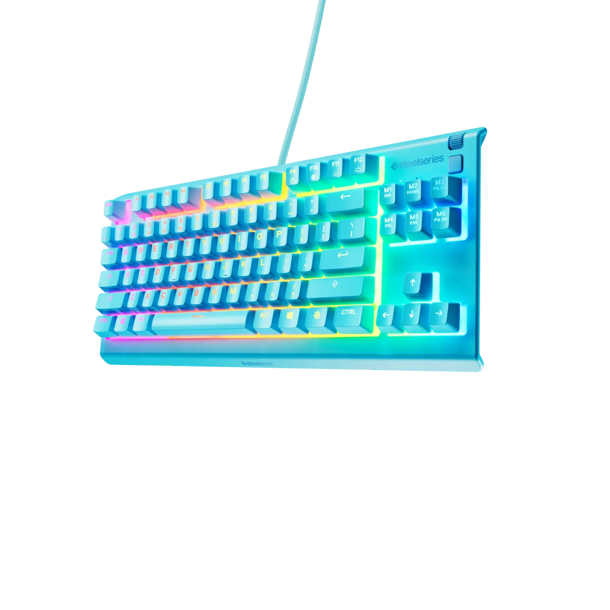 Klawiatura przewodowa SteelSeries Apex 3 TKL Aqua US thumbnail 2