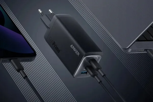 Ładowarka sieciowa ANKER GaNPrime 737 120W 2xUSB-C 1xUSB-A Czarna thumbnail 2