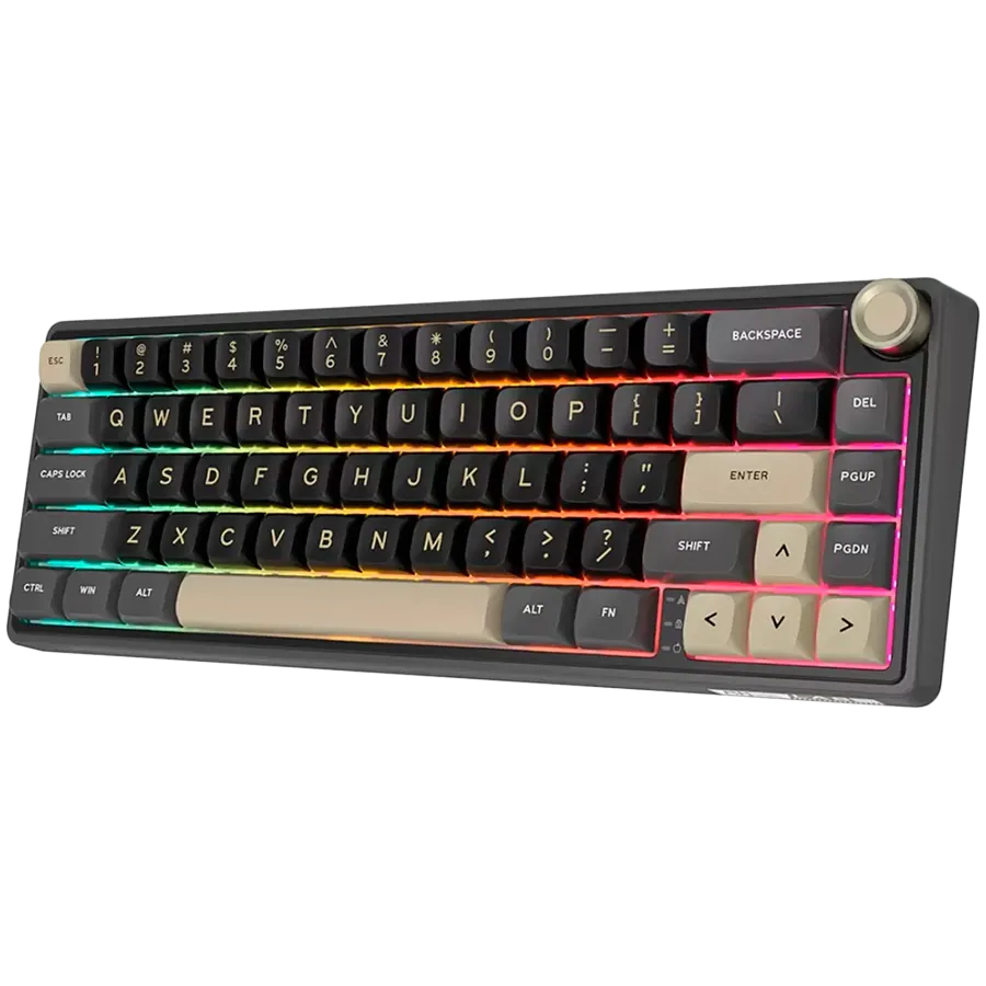 ROYAL KLUDGE R65 Phantom Gaming Keyboard Chartreuse switch thumbnail 2