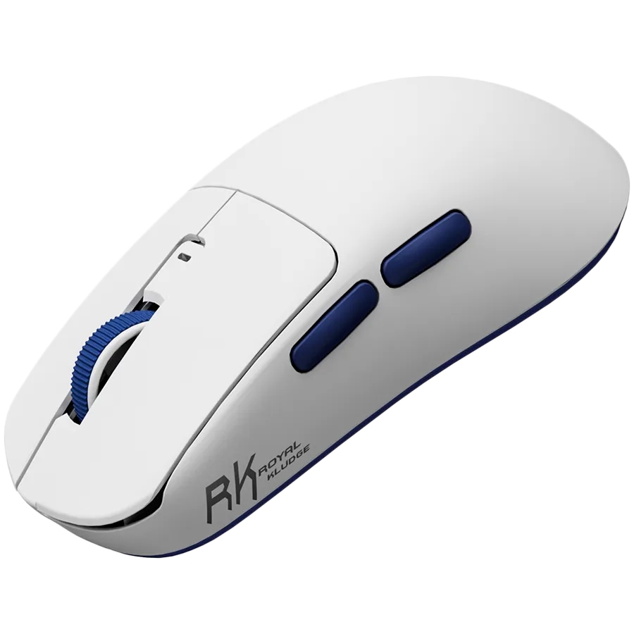 ROYAL KLUDGE M30 White Blue Gaming Mouse PAW 33111K thumbnail 2