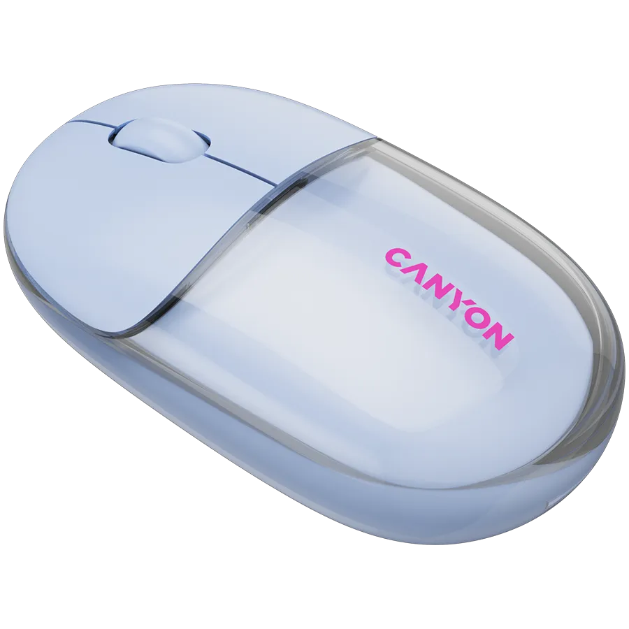 CANYON mouse OnClick 24 BT/ Wireless Transparent/Blue thumbnail 3