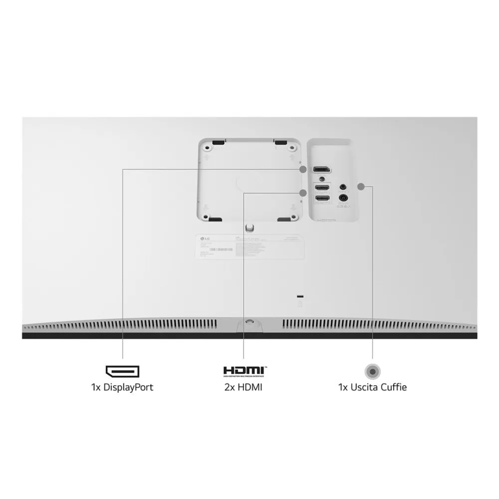 MONITOR LG LED 27 27US550-W thumbnail 2