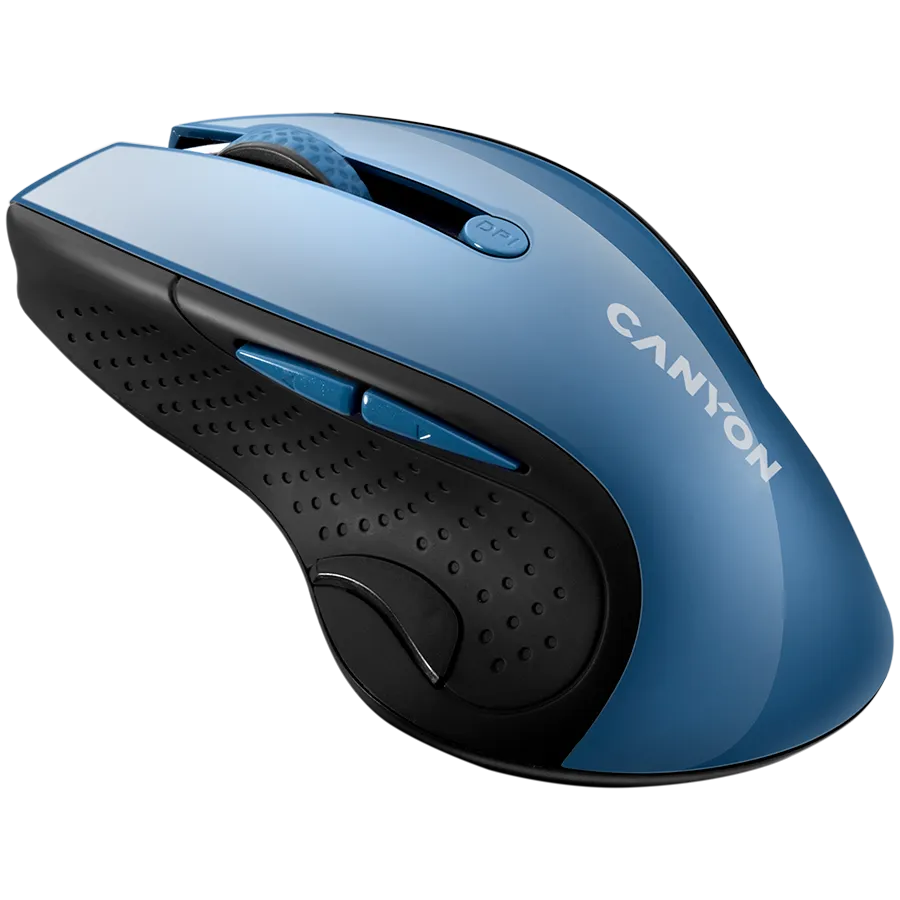 CANYON Mysz bezprzewodowa MW-01 BlueLED Szaro - Niebieska thumbnail 2