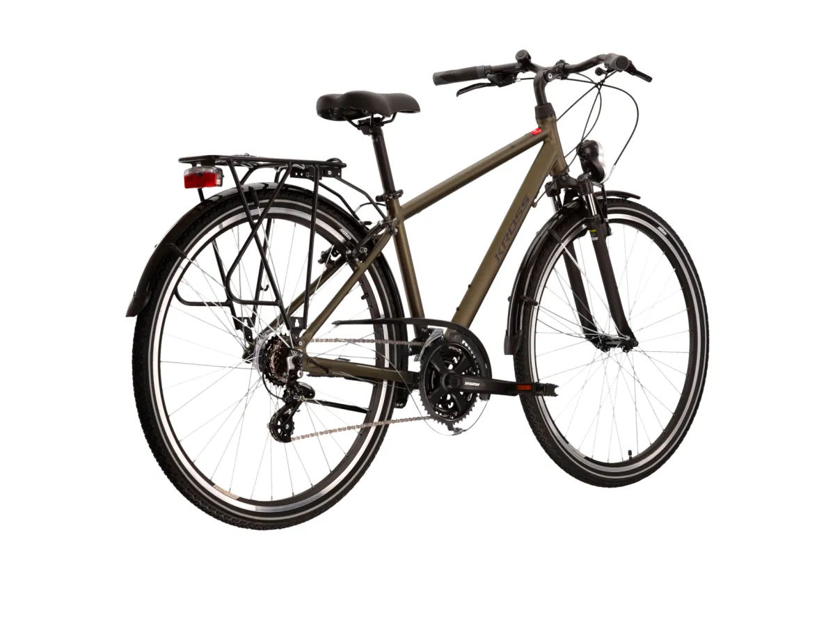 Rower trekkingowy KROSS Trans 2.0 rozmiar S Khaki thumbnail 3