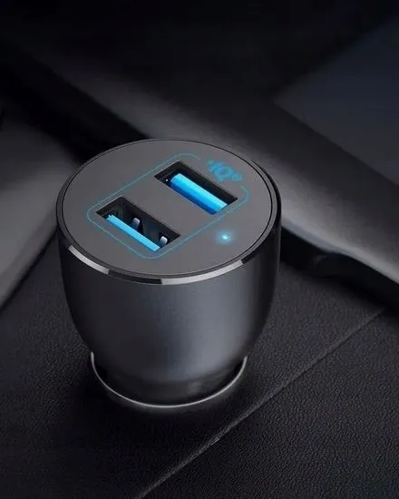 Ładowarka samochodowa ANKER PowerDrive III 2-Port 36W Czarny thumbnail 2