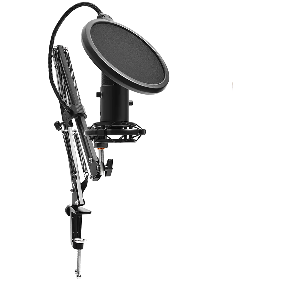 LORGAR Mikrofon Gamingowy Voicer 931, USB, Czarny thumbnail 3