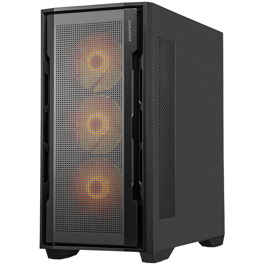 COUGAR Obudowa Uniface RGB, Midi Tower, Czarna thumbnail 2