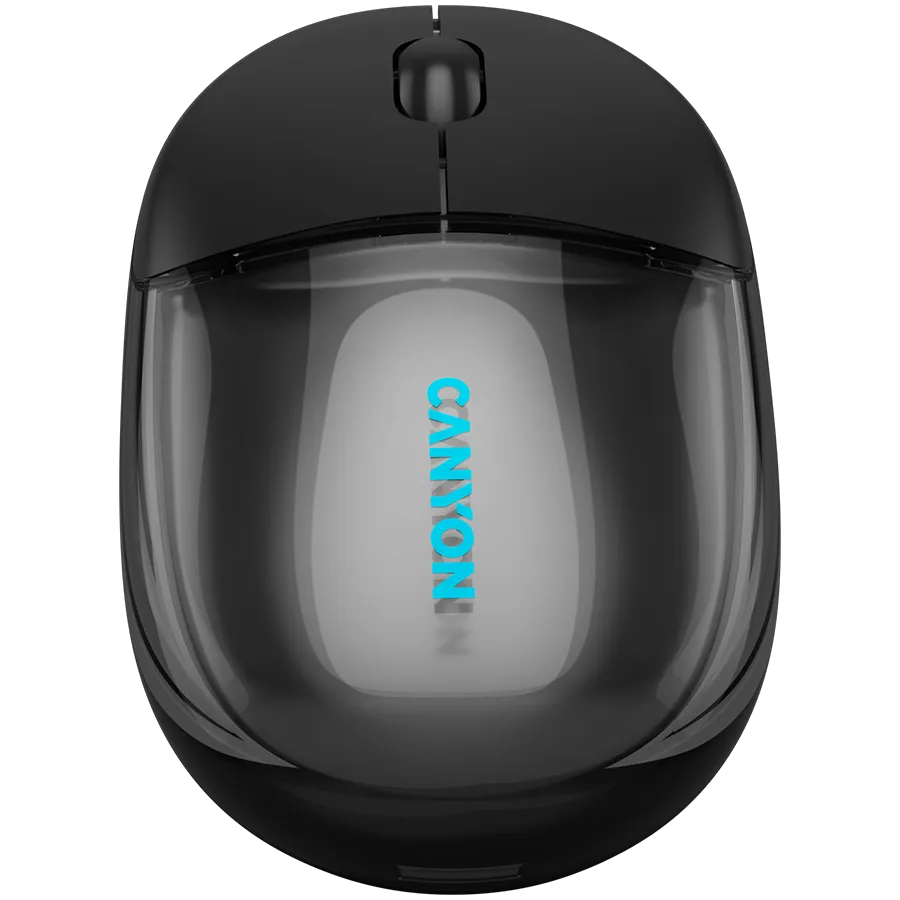 CANYON mouse OnClick 24 BT/ Wireless Transparent/Black thumbnail 2