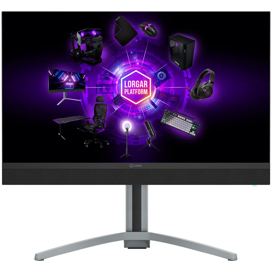 LORGAR Monitor Gamingowy Pro UHD MiniLED 27'', Czarno Szary thumbnail 2