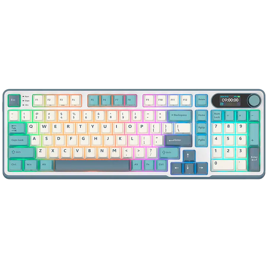 ROYAL KLUDGE RK-S98 Light Cloud Gaming Keyboard Beige switch thumbnail 2