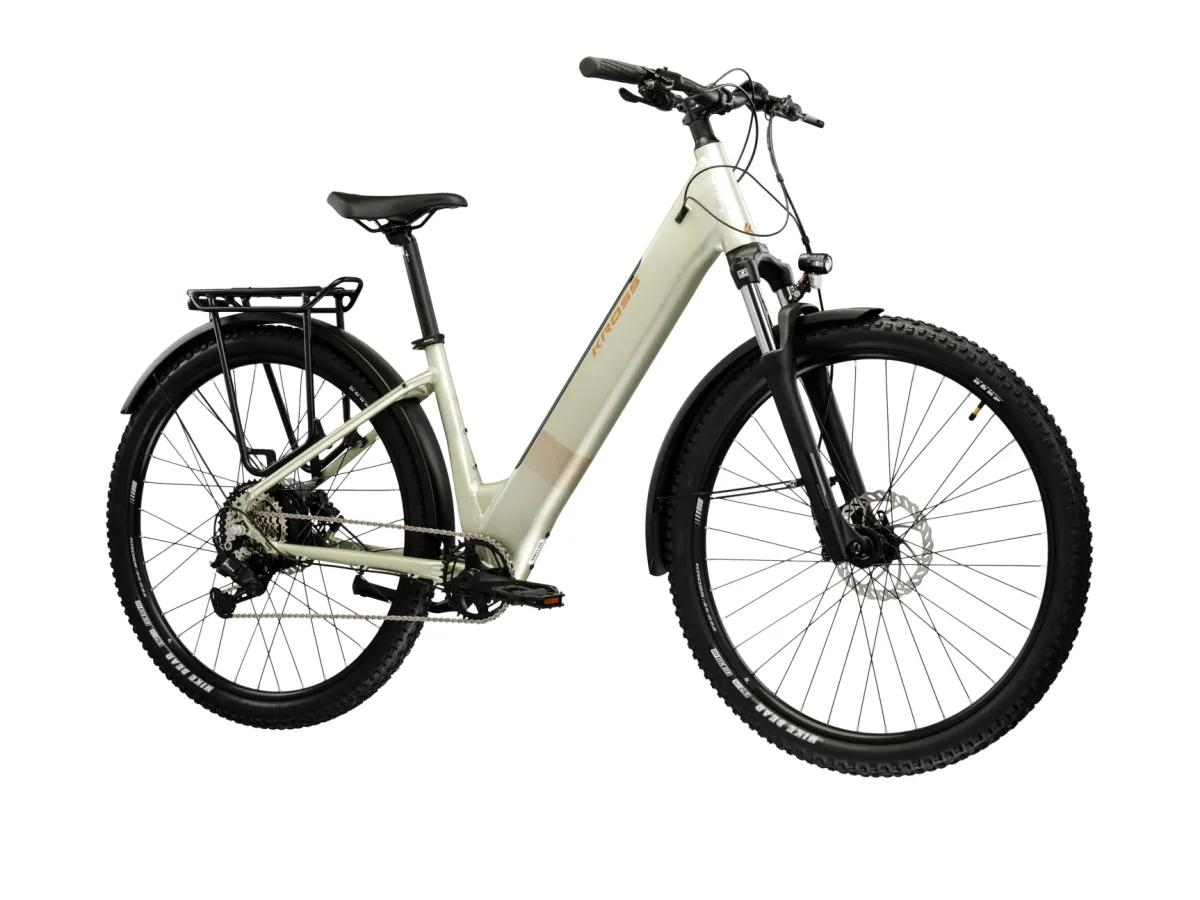 Rower elektryczny KROSS Solar Boost 2.0 Suv LS rozmiar L Srebrny thumbnail 2